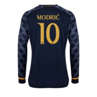 Moški Nogometni dresi Real Madrid Luka Modric #10 Gostujoči 2023-24 Dolgi Rokav